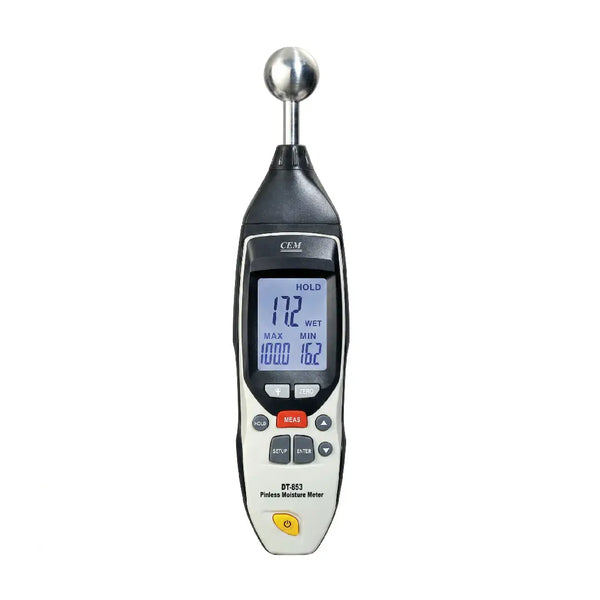 CEM DT-853 Pinless Digital Moisture Meter, 40mm Depth
